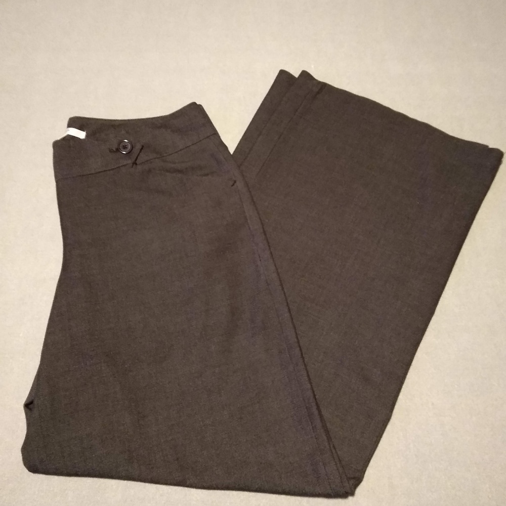 Charcoal Max Studio wide leg trousers, size 12
